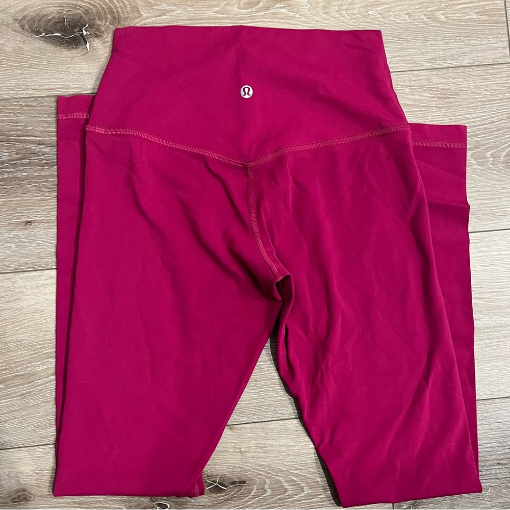 lululemon athletica Pomegranate Align Leggings 28” NWOT